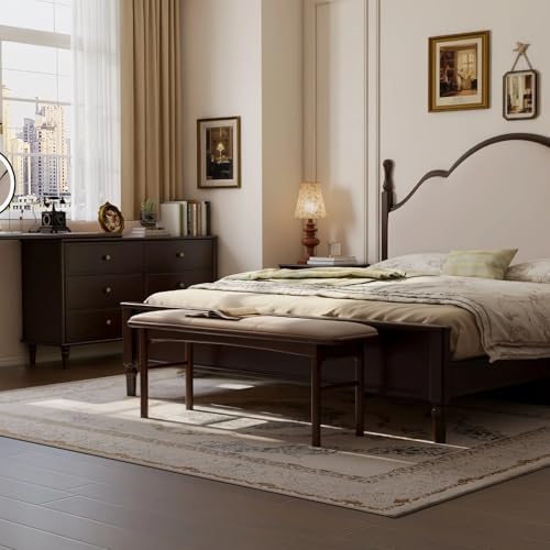 47.2'' Leather Upholstered Dining Bench - Image 2