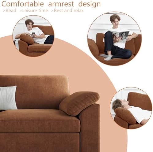 EASE MOOSE Oversized Sectional Modular Sofa, Large L Shape Sectional Couch Wide - Image 6