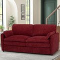 69” Chenille Love seat Sofa w/Arm Pillows by ACMEASE