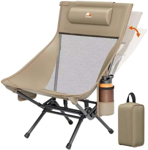Portable Folding Rocking Camping Chair by HAAGEEP