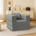 Single Couch Sofa for Small Spaces, 2-in-1 Single Boneless Sofa by BSHOMGI