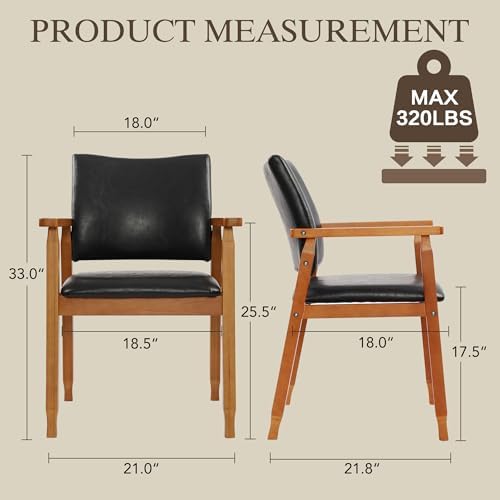 GOTMINSI PU Leather Dining Chair - Image 2