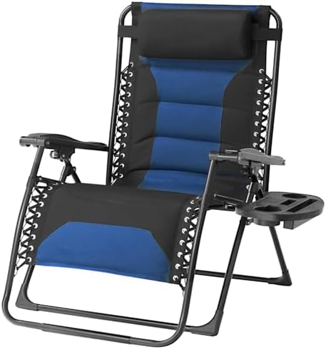 Zero Gravity Chair Oversized Folding Recliner XL, Padded Anti Gravity Lounge by Unknown