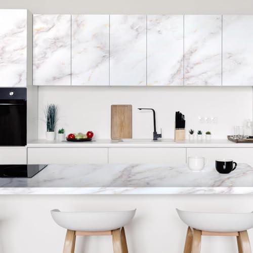 rabbitgoo Matte Marble Contact Paper - Image 2