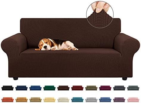 KEKUOU Stretch Loveseat Couch Cover, 2 Cushion Couch Slipcover by KEKUOU