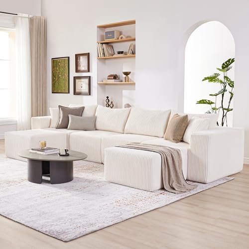 135.4" Modular Boneless Couch, Sectional Couches - Image 6