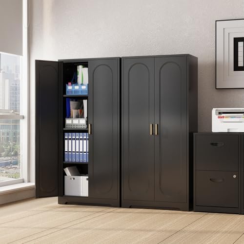 Steeloong 60"Metal Pantry Storage Cabinet - Image 2