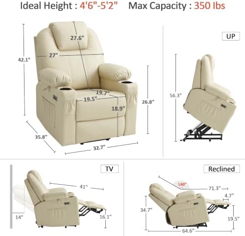 MCombo Power Lift Recliner Chair - Image 3
