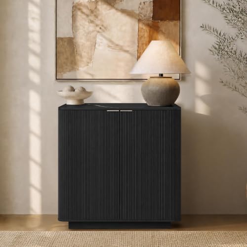 KISLOT 32" Fluted Buffet Sideboard - Image 7
