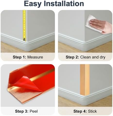 10PCS 48" Metal Corner Protectors, Aluminum Self Adhesive Corner Guards - Image 4