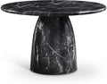 Meridian Furniture 701Black-T Cosenza Collection Art Deco 48.5" Indoor/Outdoor by Unknown