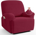 TAOCOCO Oversized Stretch Recliner Chair Covers 4 Piece by TAOCOCO