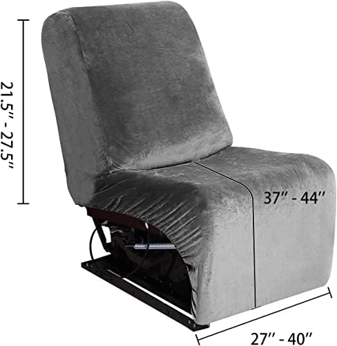 ULTICOR 7-Piece L Shape Sectional Recliner Sofa Covers, Velvet Stretch - Image 3