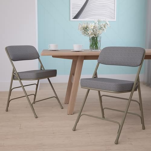 Flash Furniture Hercules Metal Folding Chair - Image 2