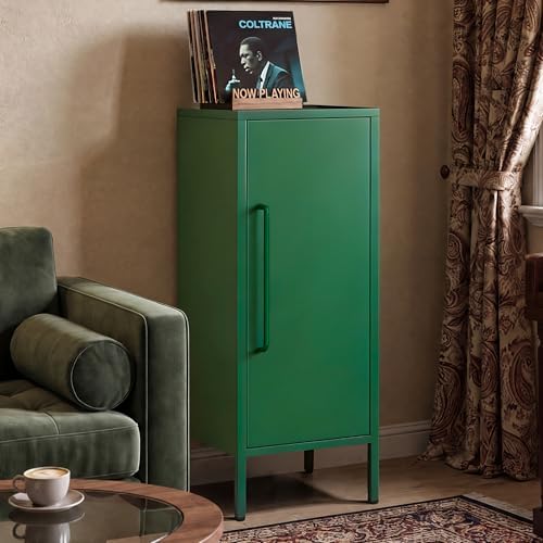 Metal Storage Cabinet 39.5” Decorative Storage Cabinet by PEROKIER