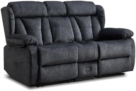 70.1"Loveseat Recliner Sofa, RV Couch Reclining Loveseat by WISHDEER