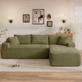 95" L Shaped Cloud Boneless Sectional Couches by Unknown