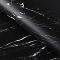 FunStick Thick Matte Black Marble Wallpaper Kitchen Counter Top Covers Peel and by FunStick