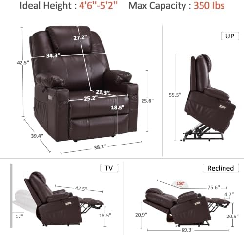 MCombo Power Lift Recliner Chair - Image 3