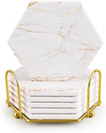 Marble Coasters for Drinks Absorbent by Geichan