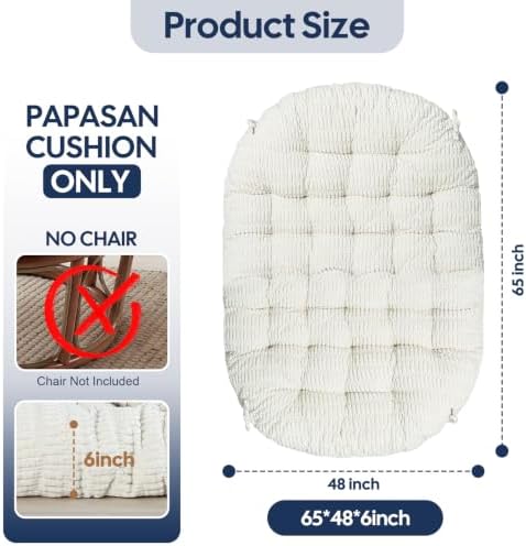 idee-home Double Papasan Chair Cushion - Image 4