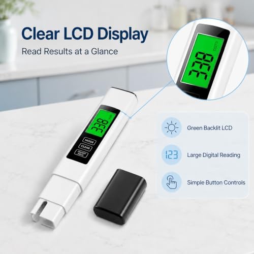 3 in 1 TDS Meter, EC/TDS/Temperature, Water Tester - Image 7