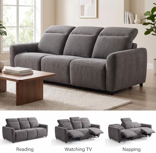 Marsail 95" Power Recliner Sofa, Zero Gravity Reclining Sofa - Image 4