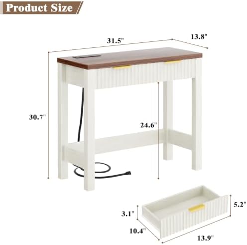 Cyclysio 32" Small Console Table - Image 3