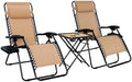 Amazon Basics Outdoor Textilene Adjustable Zero Gravity Folding Reclining by AmazonBasics