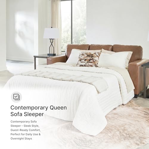 Signature Design by Ashley Bolsena Queen Leather Sofa Sleeper - Image 6