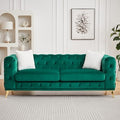 KEIKI 83" Luxury Oversized Velvet Chesterfield Sofa by KEIKI