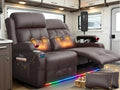 Reclining Loveseat Sofa, RV Loveseats Recliner Sofas Wall Hugger, Double by BuiltfortheRVLife