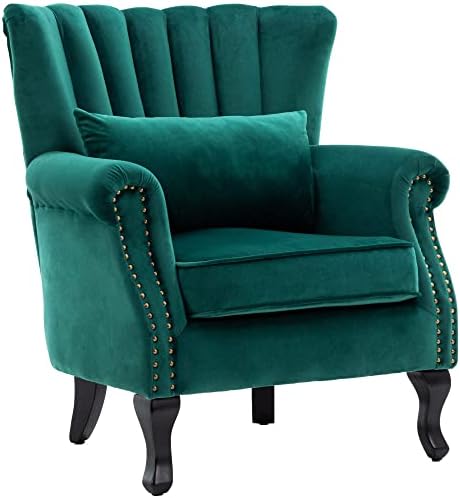 Velvet Accent Chairs Set of 2 - Image 4