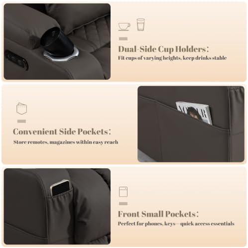 Zero Wall Hugger Power Reclining Loveseat - Image 6
