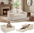 54” Boneless Couch Sofa Bed, Loveseat Cloud Couch, Sleeper Sofa by ZIYDILY