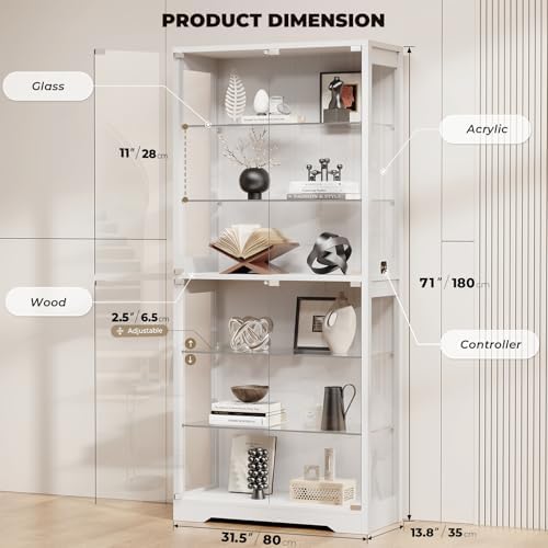 BROTTAR 71" Tall Display Cabinet - Image 2