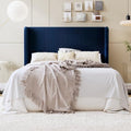 SHA CERLIN Full Corduroy Platform Bed by SHACERLIN