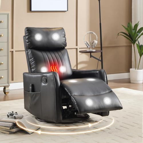 Manual Swivel Rocker Recliner Chair by EZZUP
