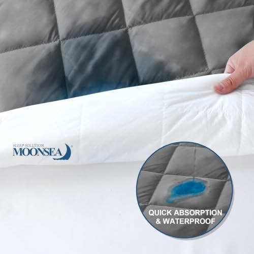 Moonsea Full Mattress Protector, Waterproof Mattress Cover - Image 4