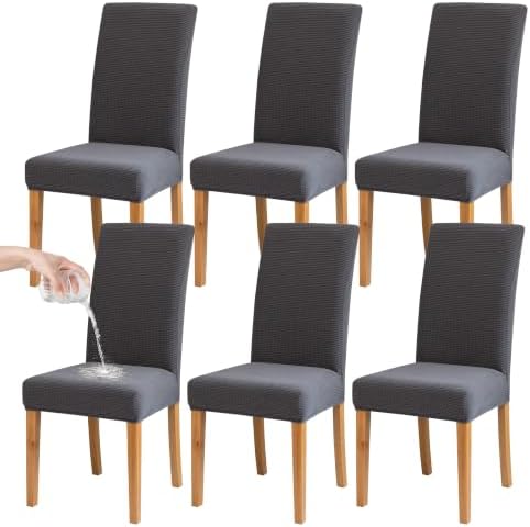 BIETYONE Waterproof Dining Chair Covers, Stretch Seat Protector by BIETYONE