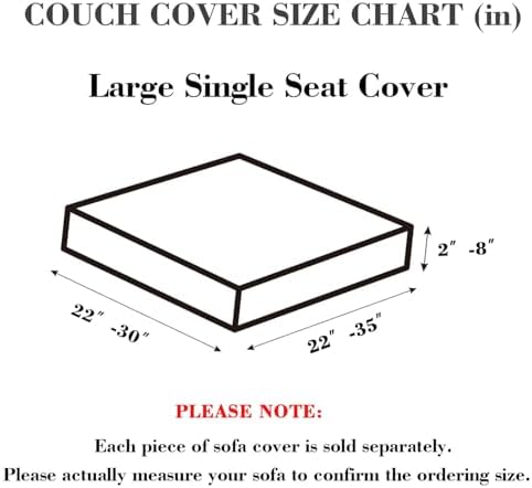 Sofa Covers Couch Covers for Sofa Pet Friendly Couch Cushion Covers Universal - Image 2