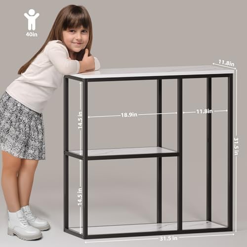 WOHOMO Console Table, 12 Inch Narrow Entryway Table - Image 2