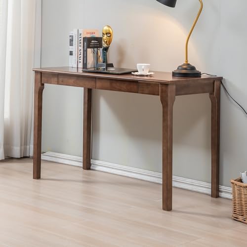 Solid Wood Desk, Gaming Study Home Office Desks - Image 2