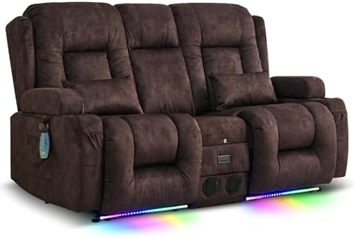 TUNYI Power Loveseat Recliner Sofa - Image 3
