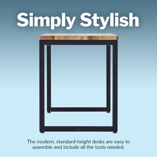 Vari Table for Home Office – 60x24 – Reclaimed Wood/Black - Image 6