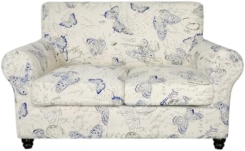 SearchI Stretch Sofa Cover Printed Couch Cover, Floral Pattern 3 Pieces by SearchI