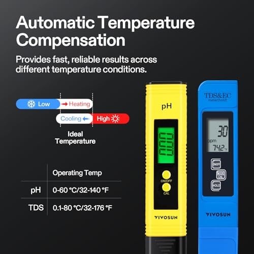 VIVOSUN Digital pH Meter TDS EC Meter - Image 4