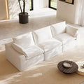 Novilla 104.3" Modular Cloud Couch, Modern Sectional Sofa by Novilla