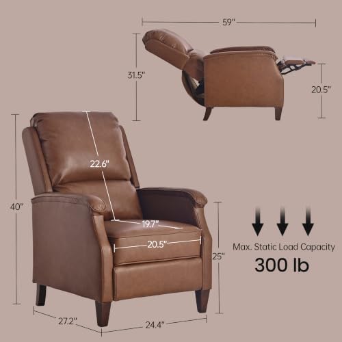 VKNOW Faux Leather Recliner Chair - Image 2
