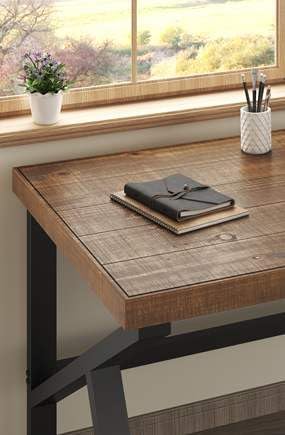 IBF Solid Wood Computer Office Desk Small Writing Desks - Image 3